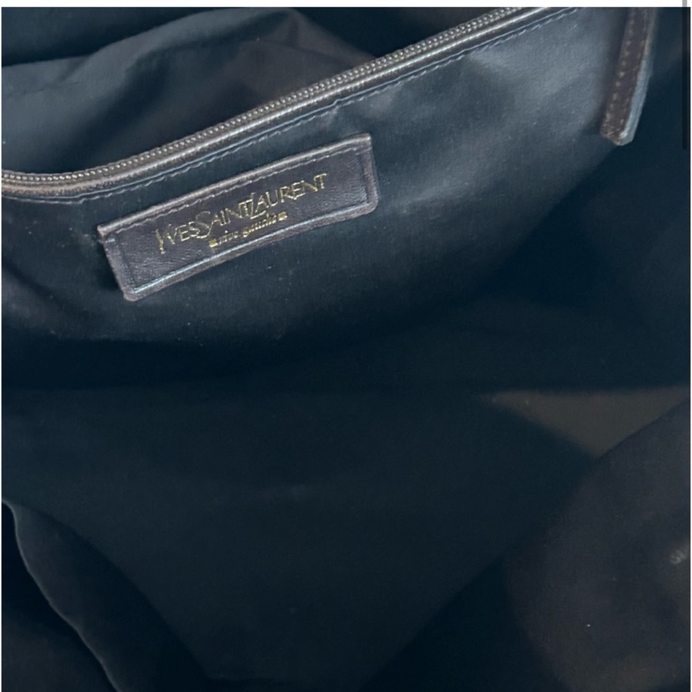 Yves Saint Laurent YSL Patent Leather Medium Muse Satchel Bag Vintage - Picture 10 of 14